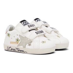 Infant floral golden goose size 16